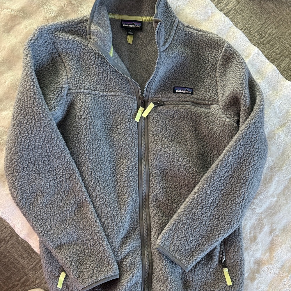 Patagonia Charcoal Fleece Jacket